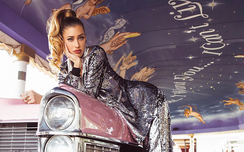 pretty sugar baby in dress